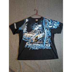 NASCAR Graphic Print 2 Sided T Shirt Men's Carl Edwards #99 Roush Fenway 2xl